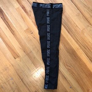 PINK leggings dark grey